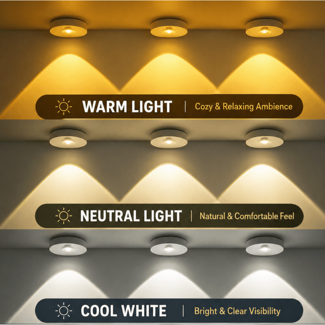 Rechargeable Cabinet Lights 2