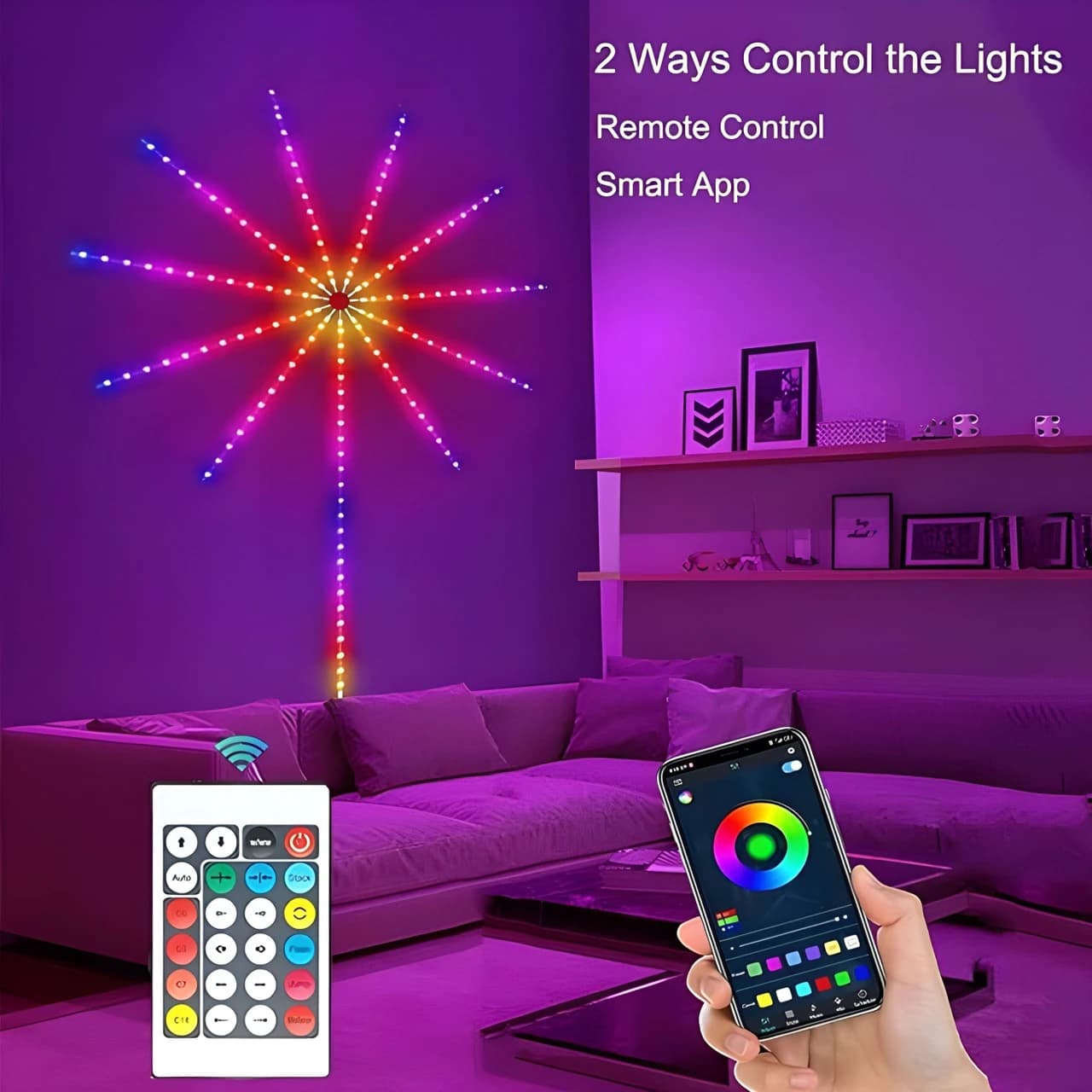 RGB Fireworks Start Lights 1