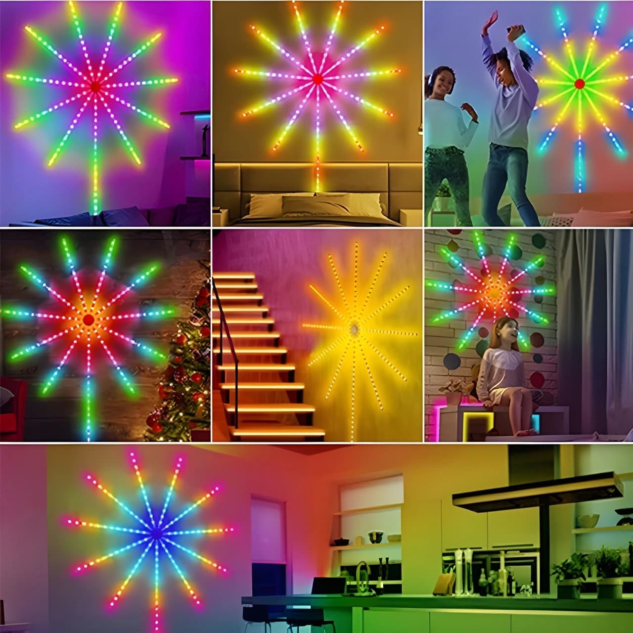 RGB Fireworks Start Lights 4
