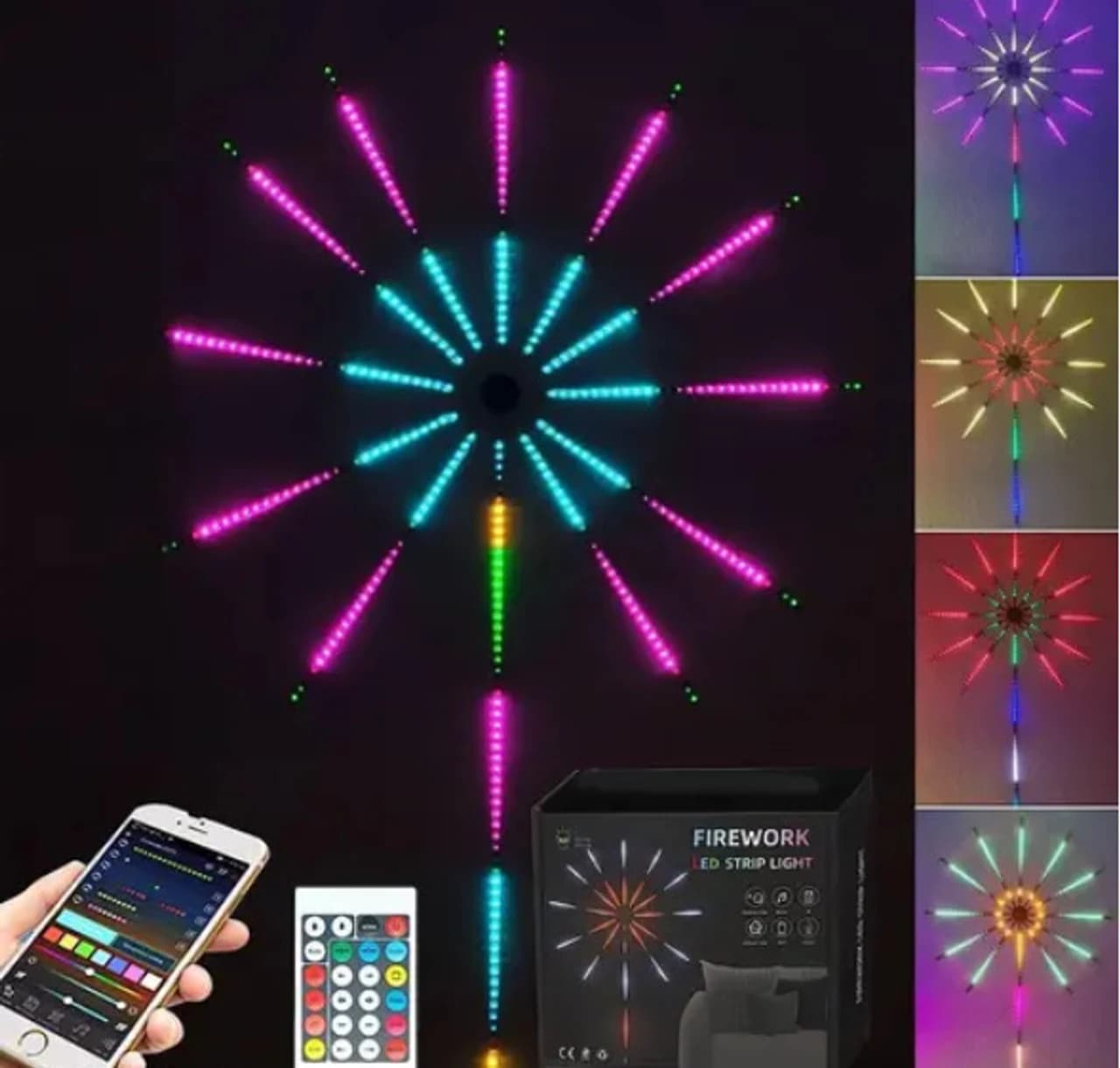 RGB Fireworks Start Lights