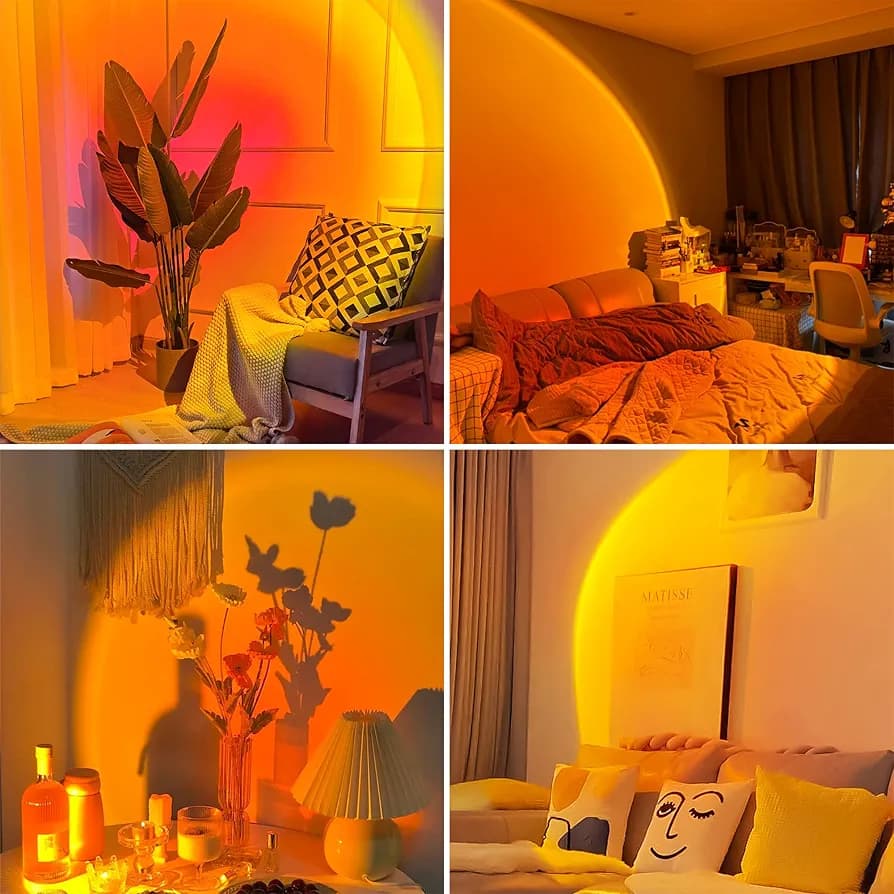 16 Colors Sunset Projection Lamp 3
