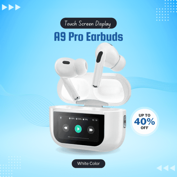 A9 Pro Earbuds (White)