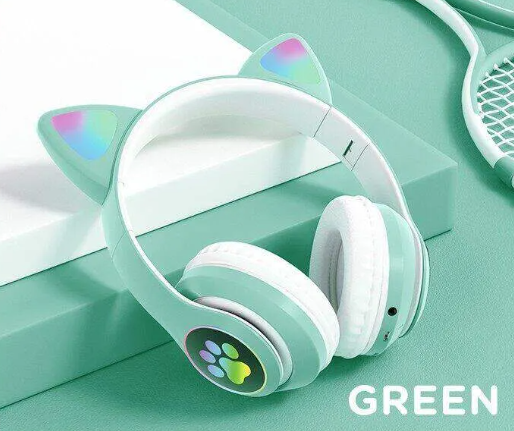 Cat Headphone (Green)