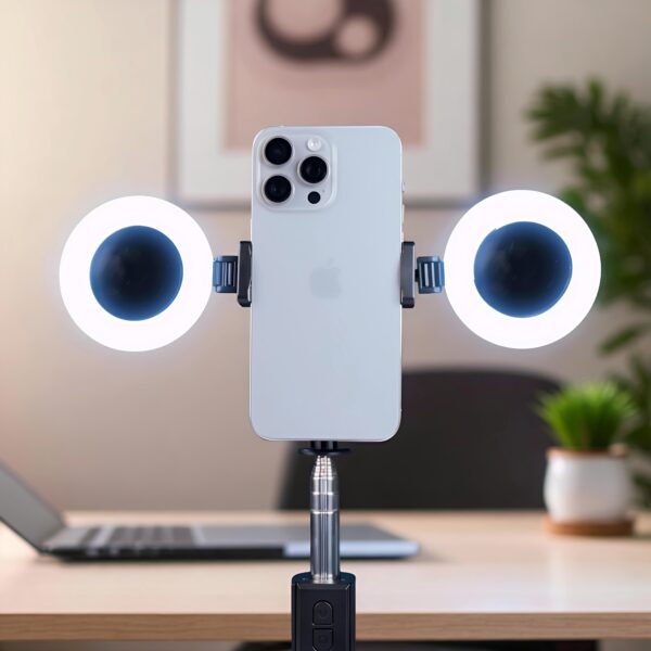 Plokama K9 Pro Double LED Selfie Stick Tripod