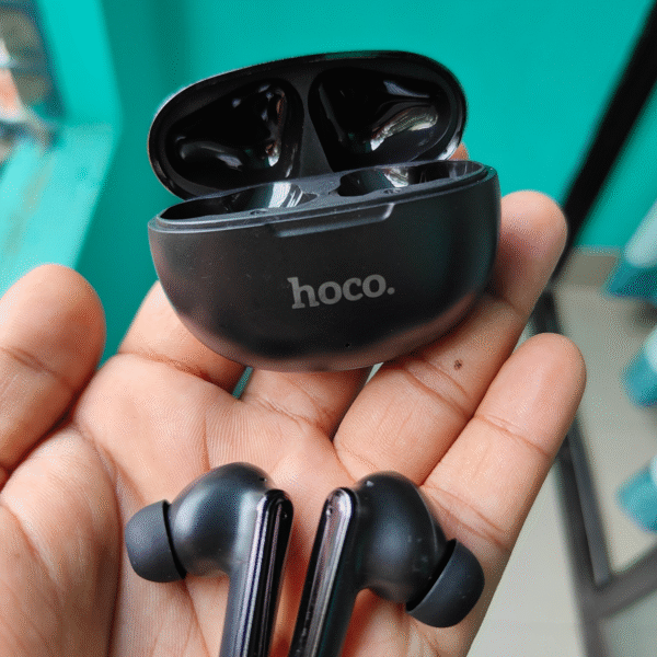 Hoco EQ12 Alpha Wireless Earbuds (কালো কালার)