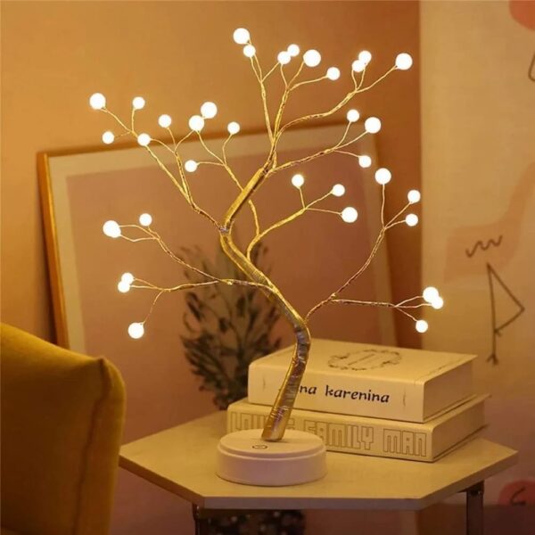Bonsai Tree Lamp - 36 Led Pearl Light