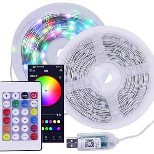 10 Meter RGB Strip Lights - Apps Control - Waterproof